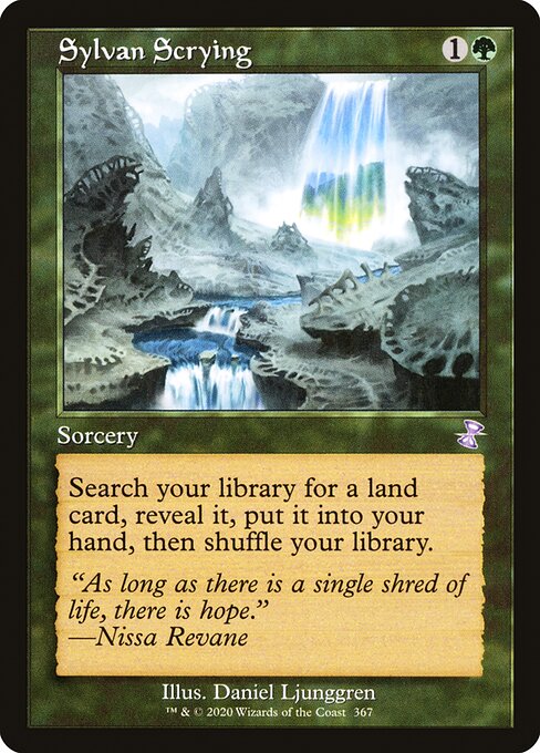Sylvan Scrying (367) [Time Spiral Remastered]