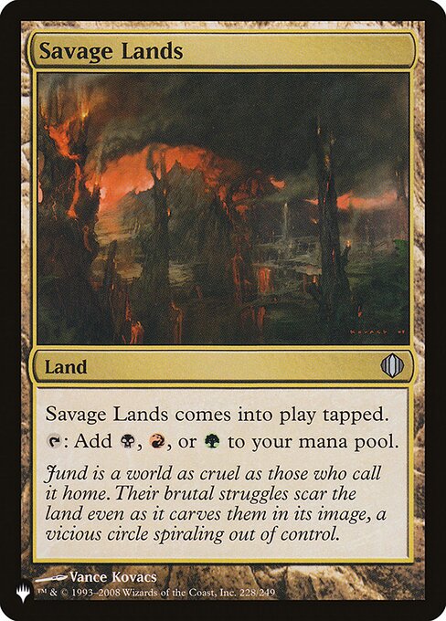 Savage Lands (ALA-228) [The List]