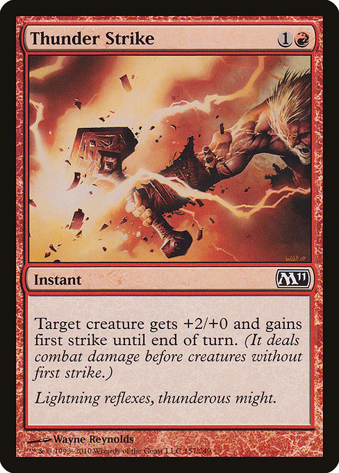 Thunder Strike (157) [Magic 2011]
