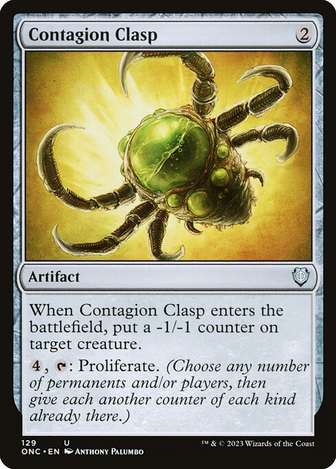 Contagion Clasp (129) [Phyrexia: All Will Be One Commander]