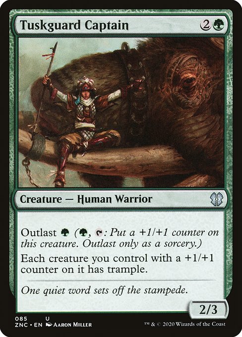 Tuskguard Captain (85) [Zendikar Rising Commander]