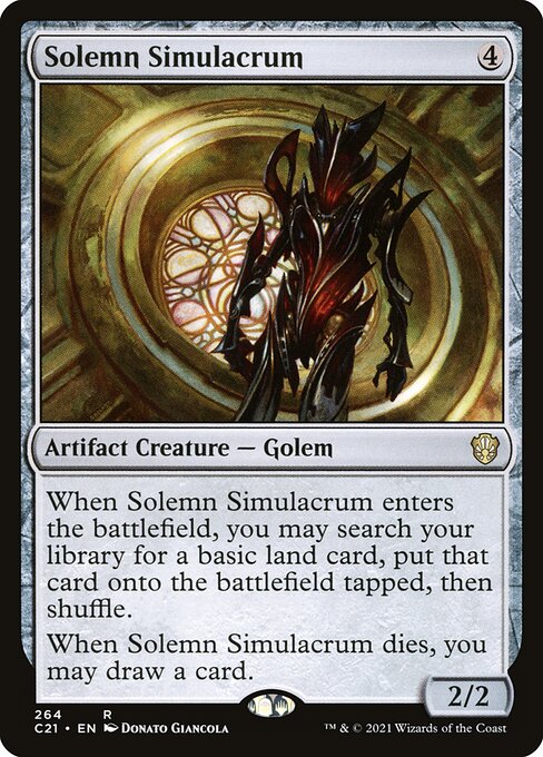 Solemn Simulacrum (264) [Commander 2021]
