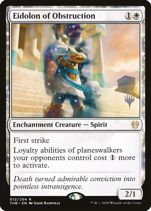 Eidolon of Obstruction (12p) [Theros Beyond Death Promos]