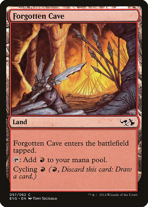 Forgotten Cave (57) [Duel Decks Anthology: Elves vs. Goblins]