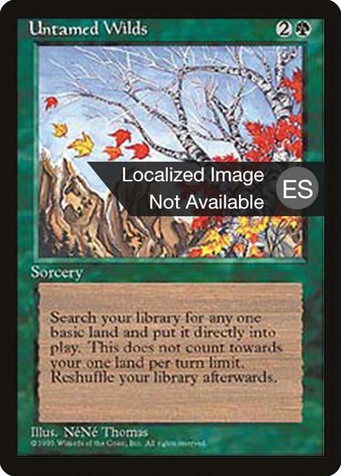 Untamed Wilds (279) [Fourth Edition Foreign Black Border]