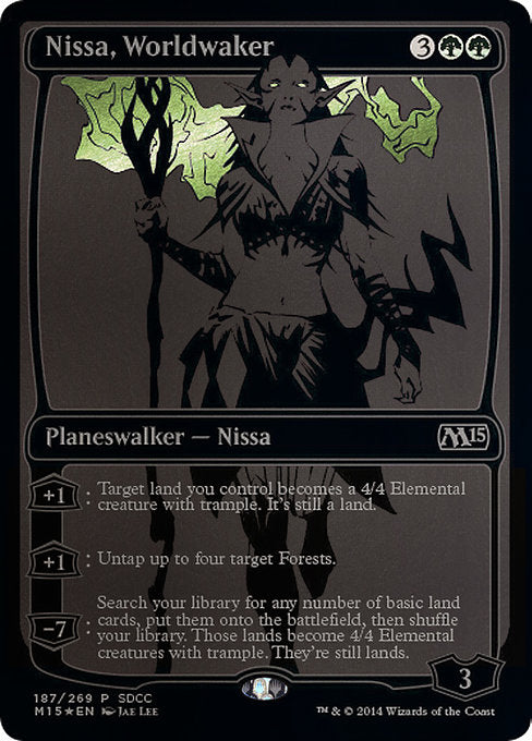 Nissa, Worldwaker (187) [San Diego Comic-Con 2014]