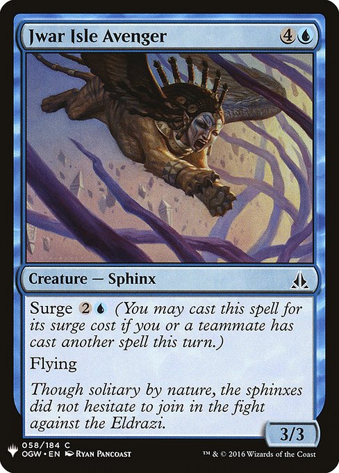 Jwar Isle Avenger (OGW-58) [The List]
