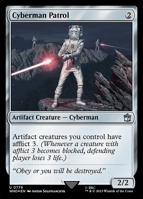 Cyberman Patrol (779) [Doctor Who]