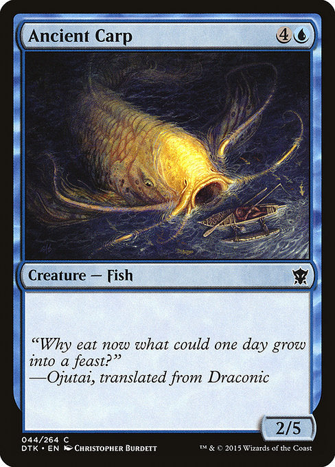 Ancient Carp (44) [Dragons of Tarkir]