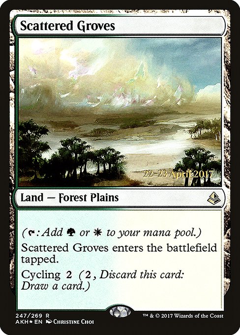 Scattered Groves (247s) [Amonkhet Promos]