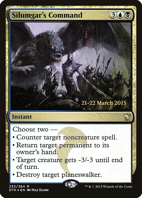 Silumgar's Command (232s) [Dragons of Tarkir Promos]