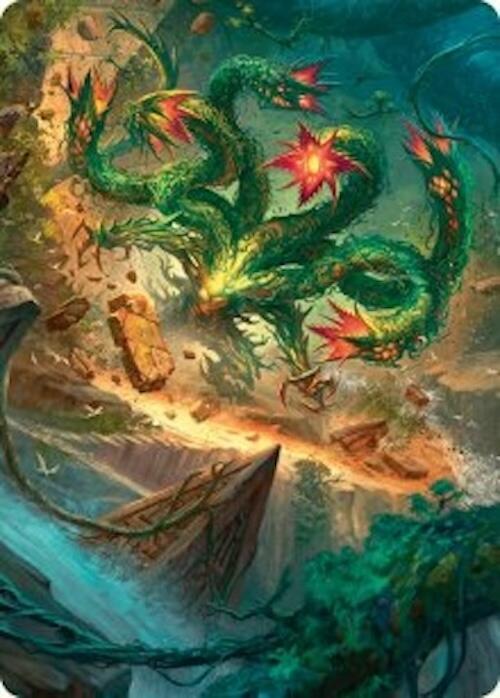 Mossborn Hydra Art Card (42/54) [Foundations Art Series]
