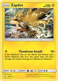 Zapdos - 40/181 (040/181) [Deck Exclusives]