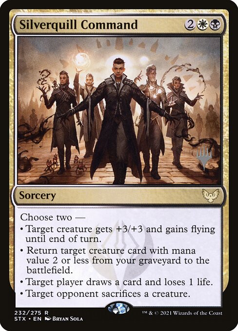 Silverquill Command (232p) [Strixhaven: School of Mages Promos]