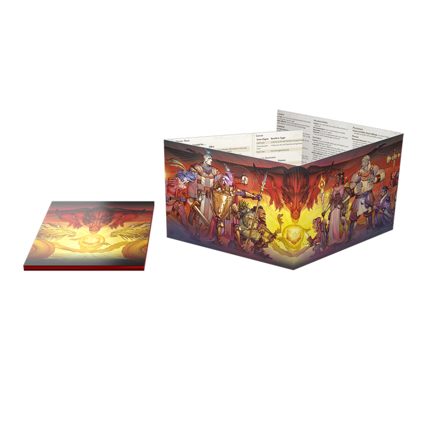 2024 D&D DM Screen unfolded
