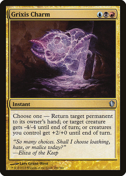 Grixis Charm (192) [Commander 2013]