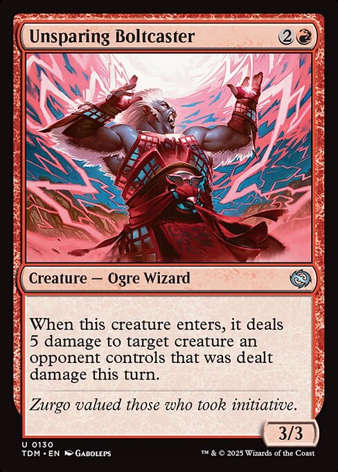 Unsparing Boltcaster (130) [Tarkir: Dragonstorm]