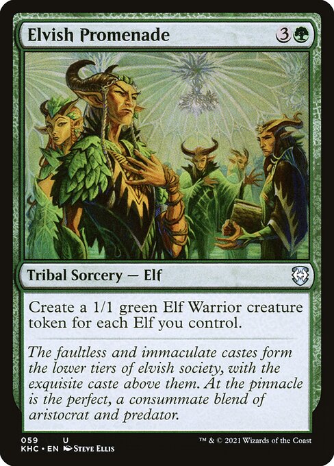 Elvish Promenade (59) [Kaldheim Commander]