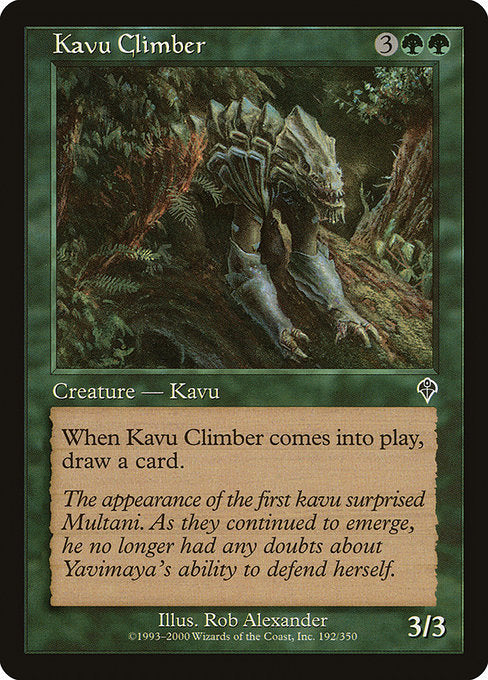 Kavu Climber (192) [Invasion]