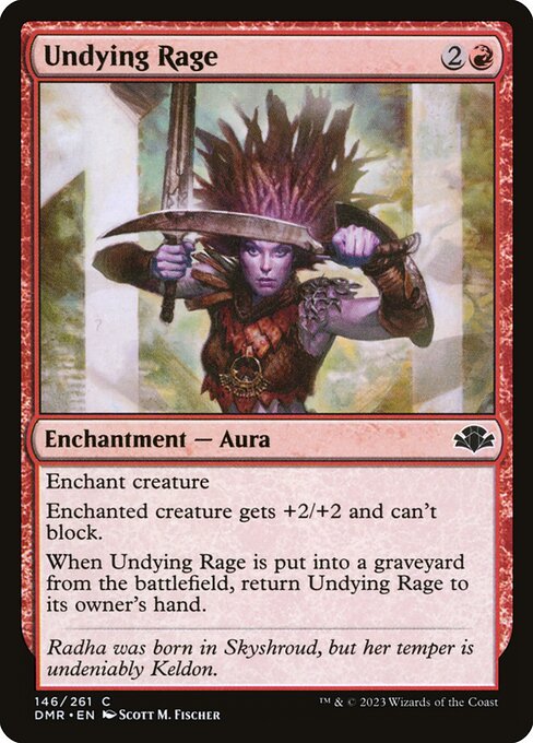 Undying Rage (146) [Dominaria Remastered]