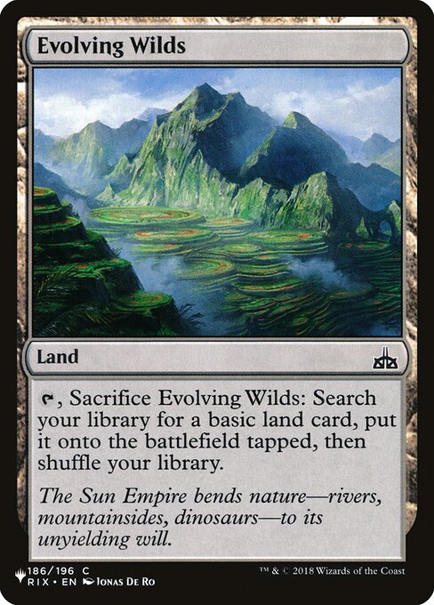 Evolving Wilds (RIX-186) [The List]