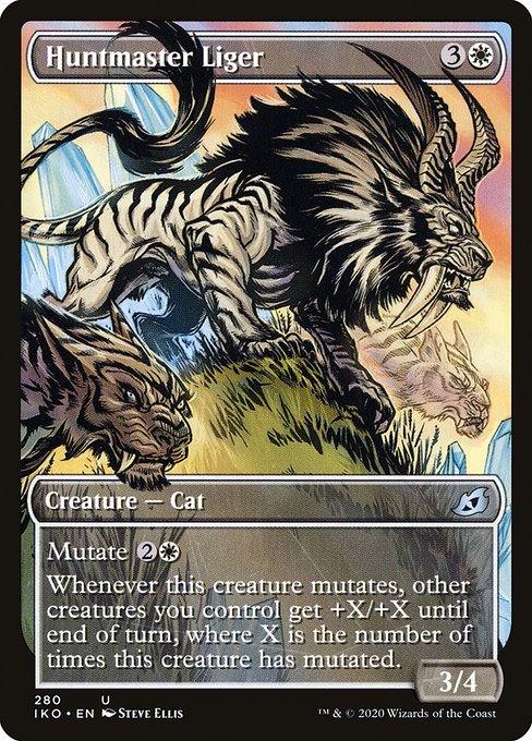 Huntmaster Liger (280) [Ikoria: Lair of Behemoths] [Showcase]