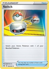 Switch (183/202) [SWSH01 Sword and Shield Base Set]