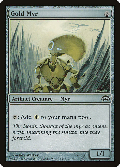 Gold Myr (114) [Planechase]
