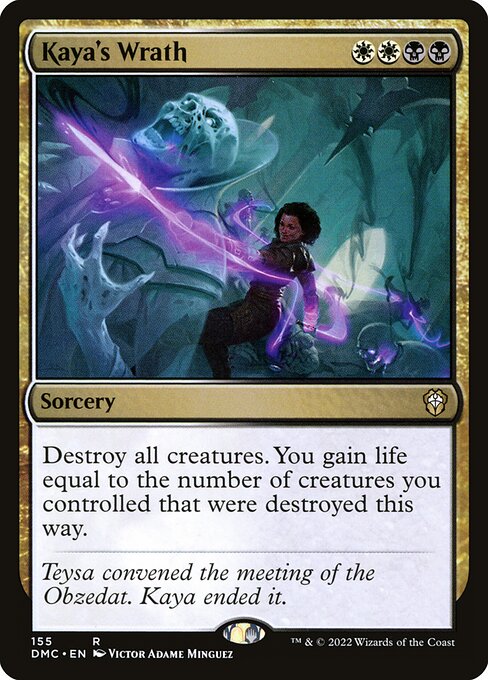 Kaya's Wrath (155) [Dominaria United Commander]