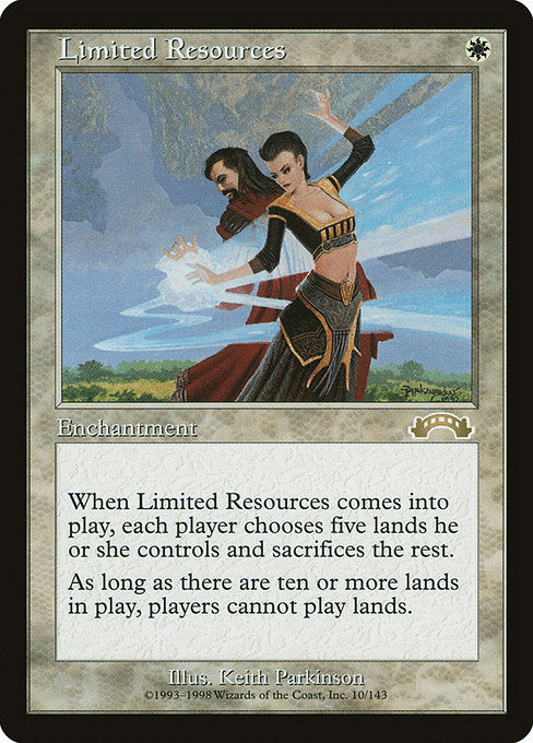 Limited Resources (10) [Exodus]