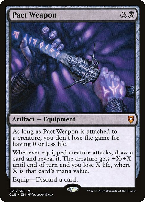 Pact Weapon (139) [Commander Legends: Battle for Baldur's Gate]