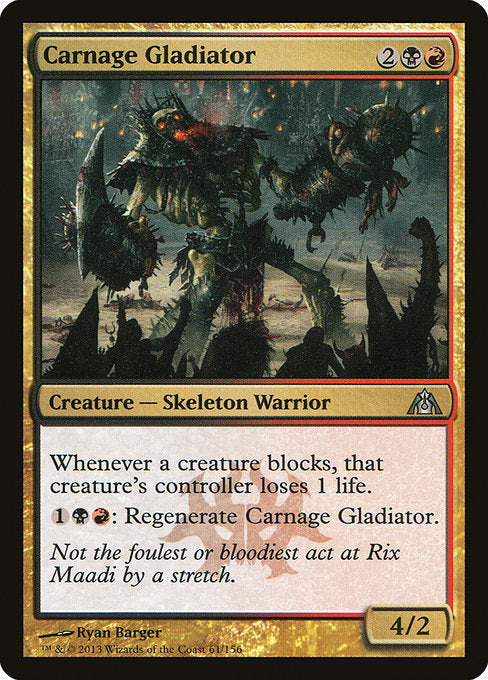 Carnage Gladiator (61) [Dragon's Maze]