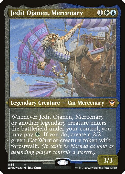 Jedit Ojanen, Mercenary (56) [Dominaria United Commander]