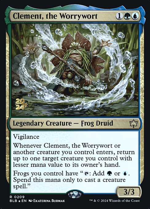 Clement, the Worrywort (209s) [Bloomburrow Promos]