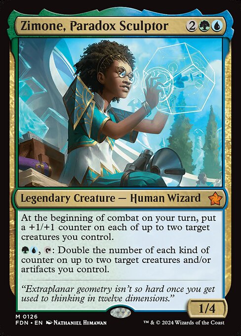 Zimone, Paradox Sculptor (126) [Foundations]