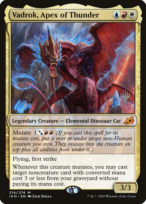 Vadrok, Apex of Thunder (214p) [Ikoria: Lair of Behemoths Promos]