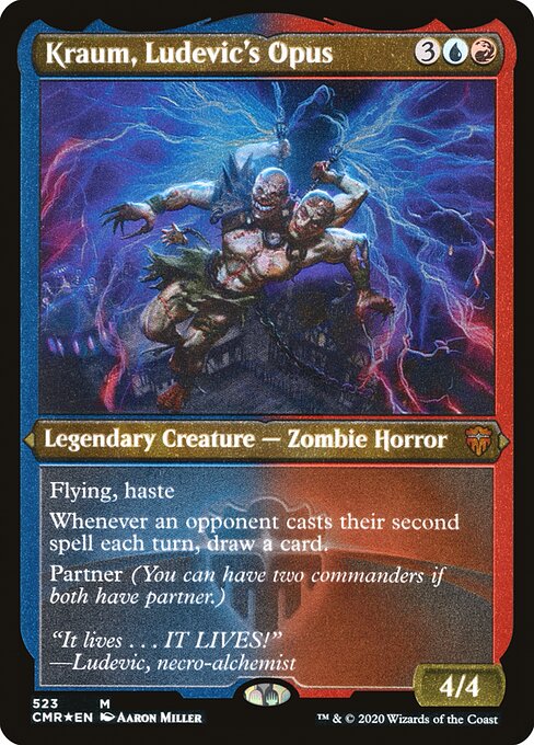Kraum, Ludevic's Opus (523) [Commander Legends] [Etched]