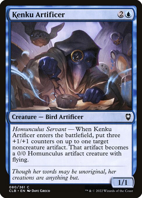 Kenku Artificer (80) [Commander Legends: Battle for Baldur's Gate]