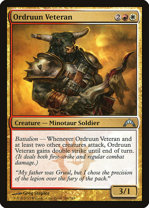 Ordruun Veteran (184) [Gatecrash]