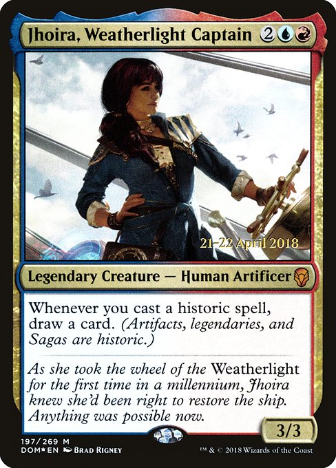 Jhoira, Weatherlight Captain (197s) [Dominaria Promos]