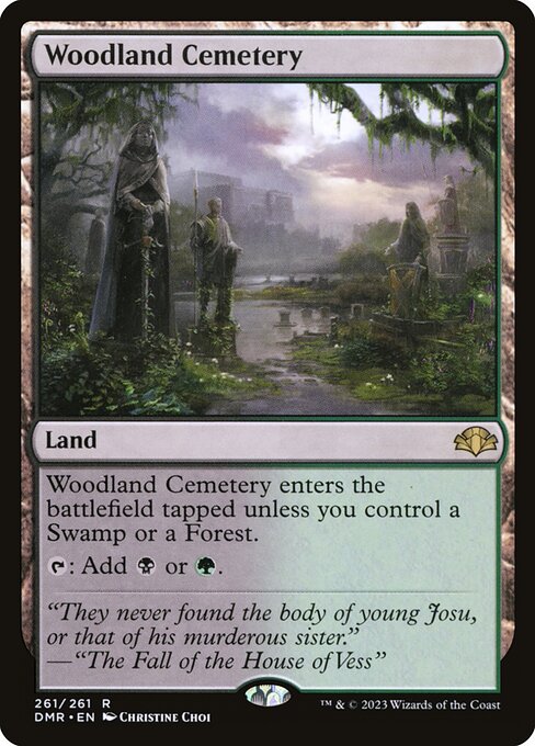 Woodland Cemetery (261) [Dominaria Remastered]