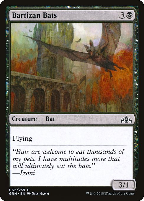 Bartizan Bats (62) [Guilds of Ravnica]