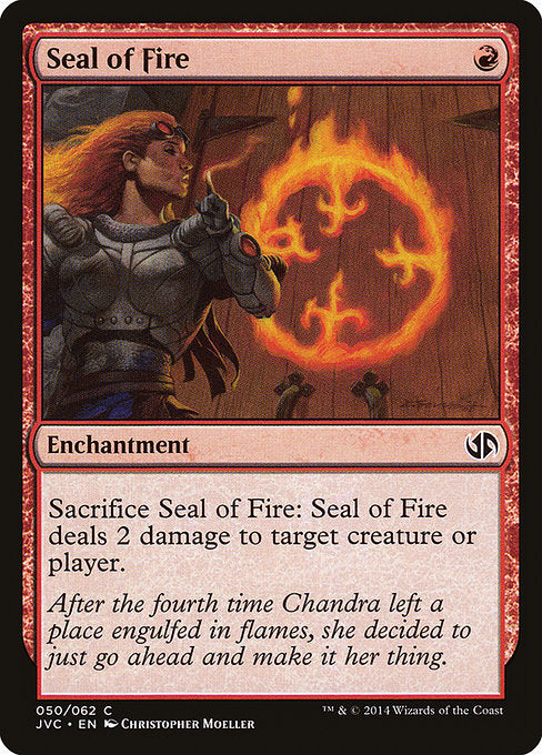 Seal of Fire (50) [Duel Decks Anthology: Jace vs. Chandra]