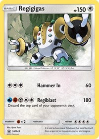 Regigigas - SM243 (SM243) [SM Promos]