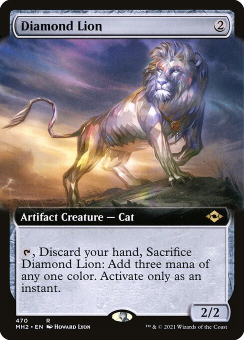 Diamond Lion (470) [Modern Horizons 2] [Extended Art]