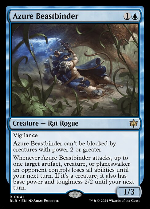 Azure Beastbinder (41) [Bloomburrow]