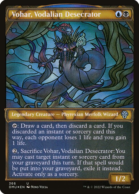 Vohar, Vodalian Desecrator (366) [Dominaria United] [Showcase]