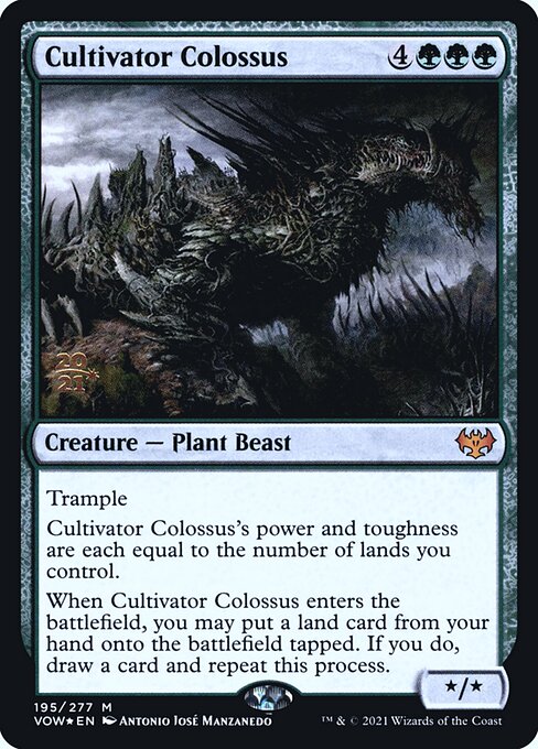 Cultivator Colossus (195s) [Innistrad: Crimson Vow Promos]