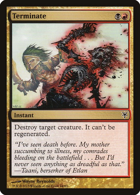 Terminate (64) [Duel Decks: Sorin vs. Tibalt]