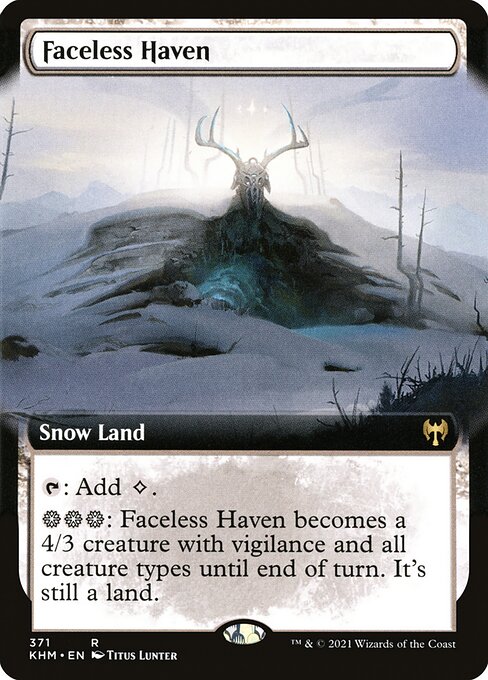 Faceless Haven (371) [Kaldheim] [Extended Art]